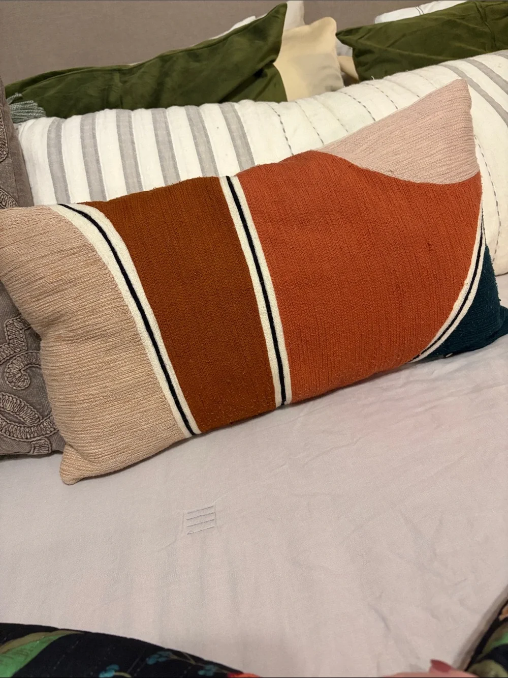 West Elm textured woven